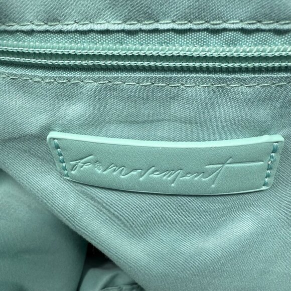 Free People Movement Quilted Large Gym Carryall Tote Bag Light Blue Travel - Picture 7 of 7